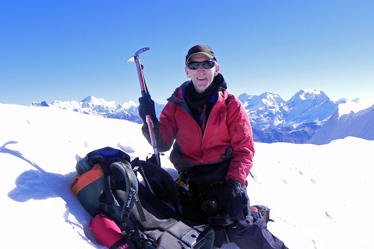 02 Jerome Ryan On The Chulu Far East Summit At 6056m At 9am 